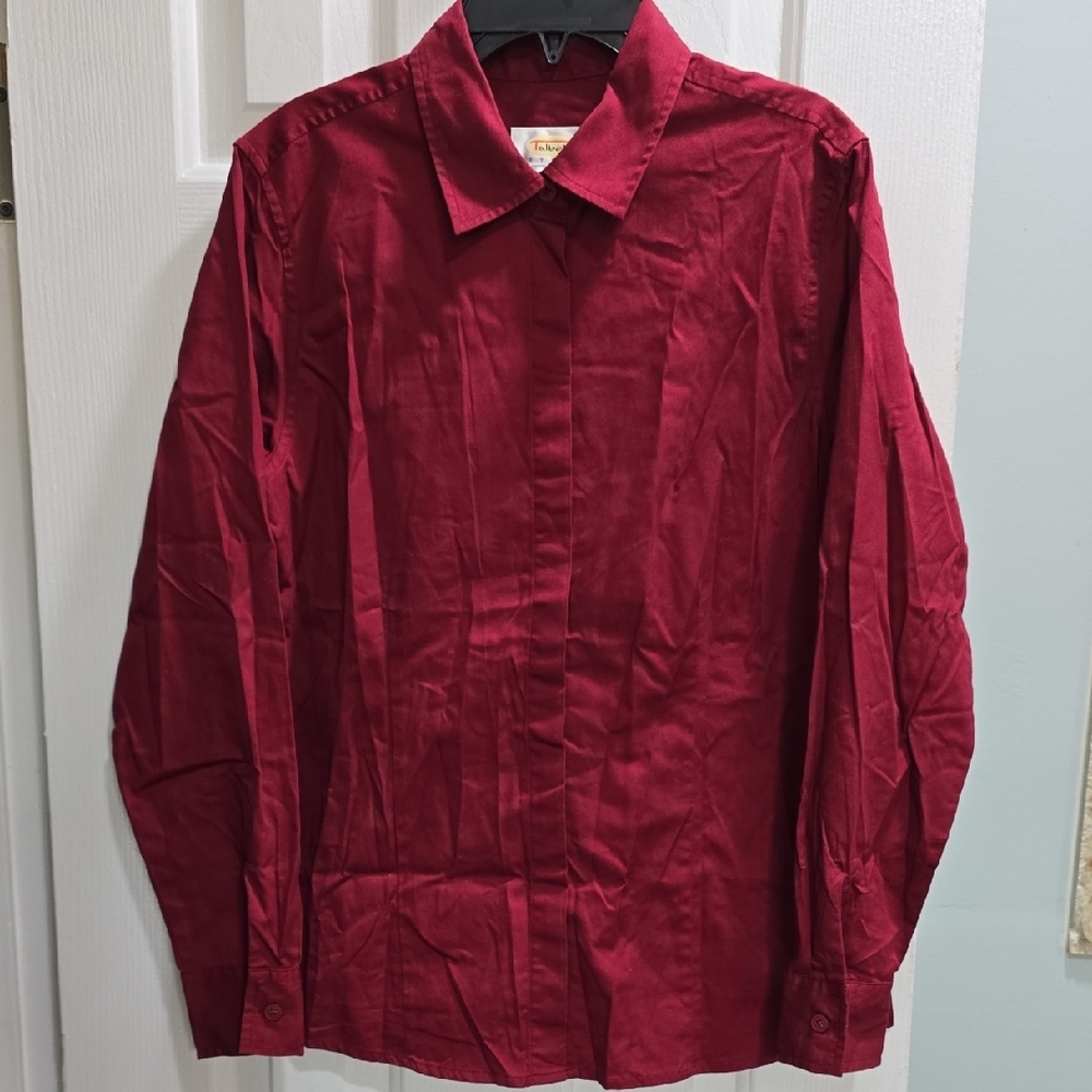 Classic Button-Down Red Shirt - image 1